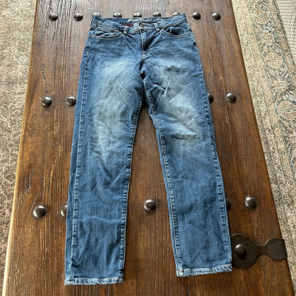 Eddie Bauer Women's Straight Leg Blue Jeans